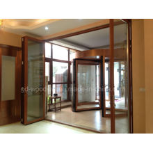 Customized Made Double Glazed Lowe Glass Balcony Folding Door/Bifolding Door